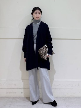 「アイテム（チョーカー）」を使った、hitomiさん（レディース・160cm）の秋コーディネート