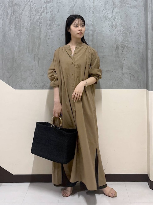 BARNYARDSTORM  リネンロングシャツ　ワンピース　ロングシャツ BARNYARDSTORM ワンピース / バックスリットロングシャツ