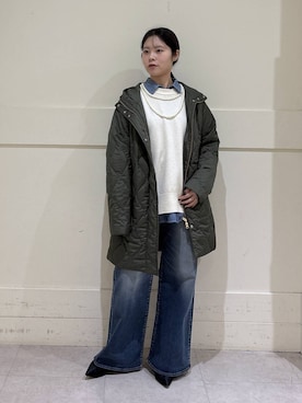 「BARNYARDSTORM」｜hitomiさん（レディース・160cm）の秋コーディネート