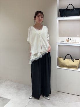 「アイテム（アクセサリー）」を使った、doudousayakaさん（レディース・163cm）の春コーディネート