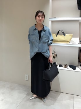 「DouDou（ドゥドゥ）のアイテム（ワンピース/ドレス）」を使った、doudousayakaさん（レディース・163cm）の春コーディネート