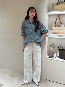 「DouDou（ドゥドゥ）のアイテム（アクセサリー）」を使った、doudousayakaさん（レディース・163cm）の春コーディネート