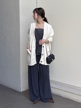 「アイテム（パンプス）」を使った、sayakaさん（レディース・163cm）の秋コーディネート