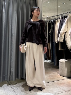 「アイテム（パンプス）」を使った、sayakaさん（レディース・163cm）の冬コーディネート