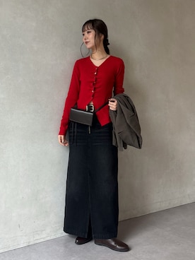 「DouDou（ドゥドゥ）のアイテム」を使った、doudousayakaさん（レディース・163cm）の秋コーディネート