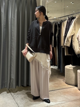 「アイテム（キャミソール）」を使った、sayakaさん（レディース・163cm）の冬コーディネート