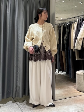 「アイテム（パンプス）」を使った、sayakaさん（レディース・163cm）の冬コーディネート