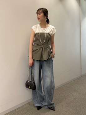 「ビスチェ」｜sayakaさん（レディース・163cm）の夏コーディネート