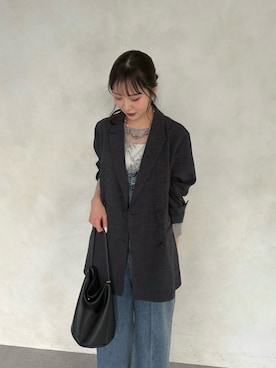 「DouDou（ドゥドゥ）のアイテム」を使った、doudousayakaさん（レディース・163cm）の冬コーディネート