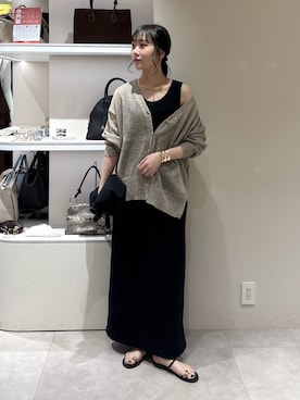 「DouDou（ドゥドゥ）のアイテム（バッグ）」を使った、doudousayakaさん（レディース・163cm）の夏コーディネート