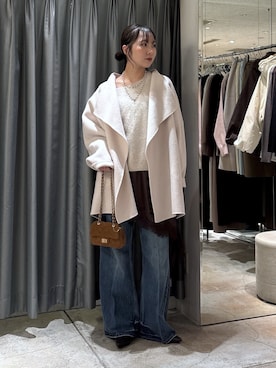 「アイテム（その他アウター）」を使った、doudousayakaさん（レディース・163cm・20代）の冬コーディネート