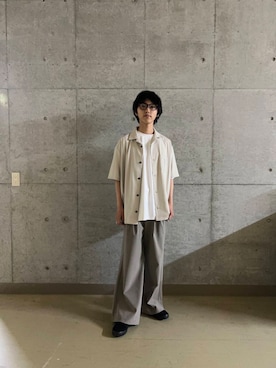 「オフィスカジュアル」｜TAKEOさん（メンズ・172cm）の夏コーディネート