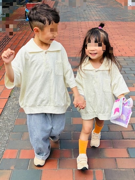 yuyuyukiiiiさん（キッズ・80cm）の春コーディネート