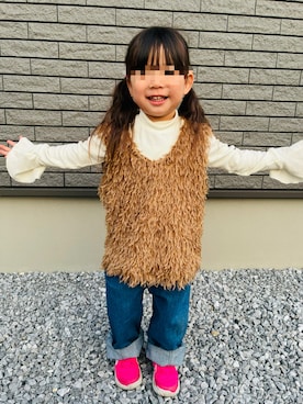 「BRANSHES（ブランシェス）のアイテム」を使った、yuyuyukiiiiさん（キッズ・80cm）の春コーディネート