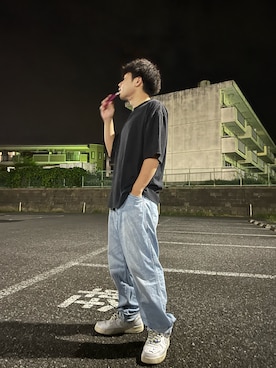 「Gramicci（グラミチ）のアイテム（トップス）」を使った、ky8813さん（メンズ・165cm）の夏コーディネート