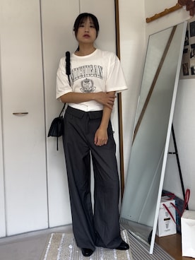 「韓国コーデ」｜chikazeさん（レディース・166cm）の秋コーディネート