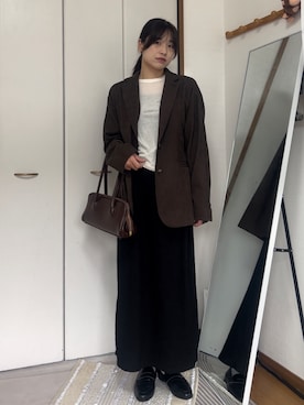 「select MOCA（セレクトモカ）のアイテム（スカート）」を使った、chikazeさん（レディース・166cm）の秋コーディネート