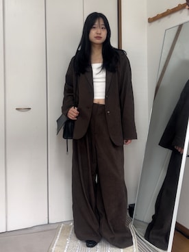 「chuclla（チュクラ）のアイテム（ショルダーバッグ）」を使った、chikazeさん（レディース・166cm）の秋コーディネート