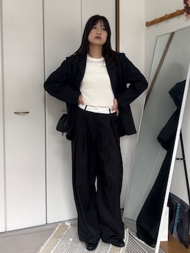 「chuclla（チュクラ）のアイテム（ショルダーバッグ）」を使った、chikazeさん（レディース・166cm）の秋コーディネート