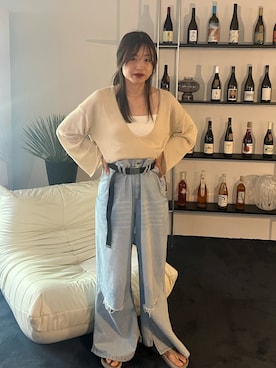 「キャミソール」｜chikazeさん（レディース・166cm）の夏コーディネート