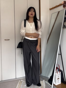 「chuclla（チュクラ）のアイテム（ショルダーバッグ）」を使った、chikazeさん（レディース・166cm）の秋コーディネート