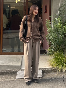 「WEARyouthコーデ」｜「アイテム（バレエシューズ）」を使った、chikazeさん（レディース・166cm）の秋コーディネート