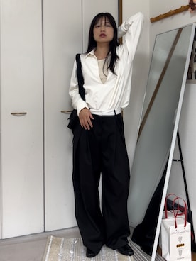 「chuclla（チュクラ）のアイテム（ショルダーバッグ）」を使った、chikazeさん（レディース・166cm）の秋コーディネート