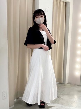 「スポサン」｜「アイテム（ジャケット/アウター）」を使った、はのさん（レディース・153cm）の春コーディネート