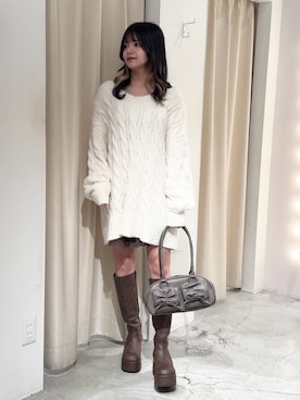 「韓国コーデ」｜「アイテム（キャミソール）」を使った、はのさん（レディース・153cm）の秋コーディネート