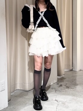 「韓国コーデ」｜「アイテム（キャミソール）」を使った、はのさん（レディース・153cm）の秋コーディネート