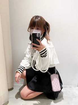 「152cm」｜「アイテム（アンサンブル）」を使った、はのさん（レディース・152cm）の秋コーディネート