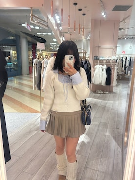 かのん【154cm 骨格ストレート】さん（レディース・154cm）の冬コーディネート