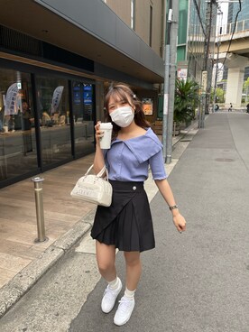 かのん【154cm 骨格ストレート】さん(レディース・155cm)の春コーディネート