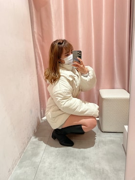 「フォローミー」｜かのん【154cm 骨格ストレート】さん（レディース・155cm）の冬コーディネート