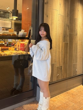 かのん【154cm 骨格ストレート】さん（レディース・154cm）の冬コーディネート