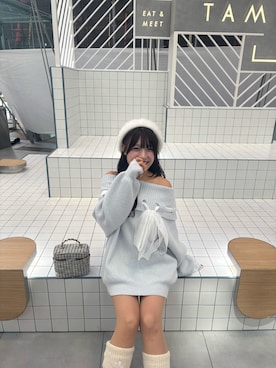 かのん【154cm 骨格ストレート】さん(レディース・154cm)の冬コーディネート