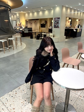 かのん【154cm 骨格ストレート】さん(レディース・154cm)の冬コーディネート