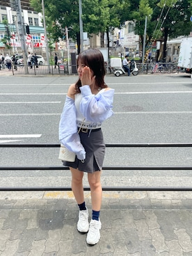 かのん【154cm 骨格ストレート】さん(レディース・155cm)の夏コーディネート