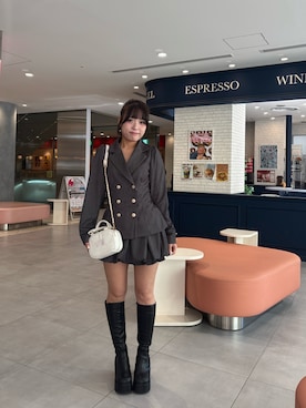 かのん【154cm 骨格ストレート】さん（レディース・154cm）の冬コーディネート