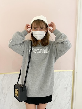 「one after another NICE CLAUP（ワンアフターアナザーナイスクラップ）のアイテム（ニットキャップ/ビーニー）」を使った、かのん【155cm 骨格ナチュラル】さん（レディース・155cm）の秋コーディネート