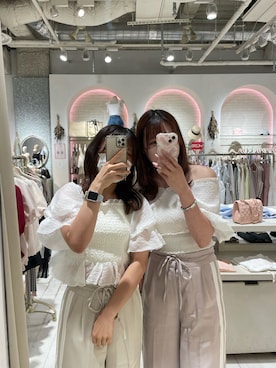 かのん【154cm 骨格ストレート】さん（レディース・155cm）の夏コーディネート