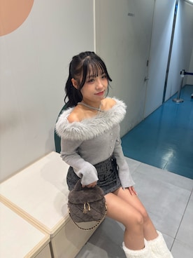 かのん【154cm 骨格ストレート】さん（レディース・154cm）の冬コーディネート