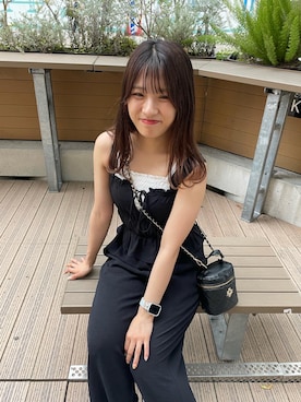 かのん【154cm 骨格ストレート】さん（レディース・155cm）の夏コーディネート