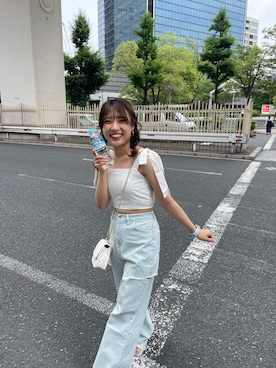 かのん【154cm 骨格ストレート】さん(レディース・155cm)の夏コーディネート