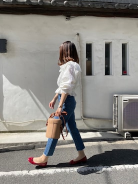 「桜」｜かのん【154cm 骨格ストレート】さん（レディース・155cm）の春コーディネート