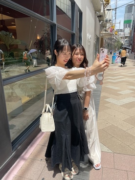 かのん【154cm 骨格ストレート】さん(レディース・155cm)の夏コーディネート