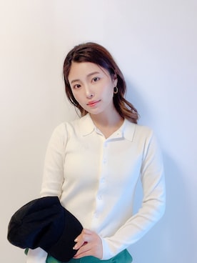 「UGG（アグ）のアイテム（トップス）」を使った、めぐさん（レディース・161cm）の春コーディネート