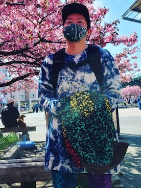 「アイテム（カバーオール、その他）」を使った、tomosaruさん（メンズ・162cm）の春コーディネート