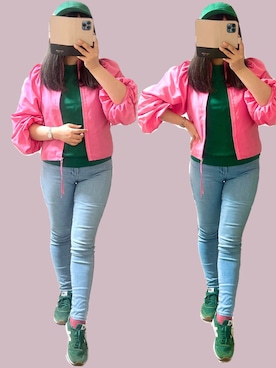 時計さん(レディース・160cm)の春コーディネート