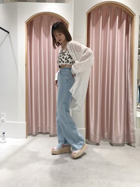「nice claup」｜mikuさん（レディース・153cm）の春コーディネート